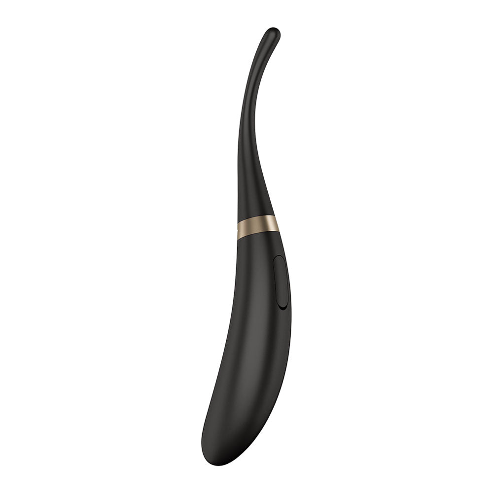 Satisfyer Tip Tease - Black Vibrator with Twirling Tip