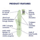 Satisfyer Pearl Bunny 2 - Rotating Pearls Rabbit Vibrator Light Green