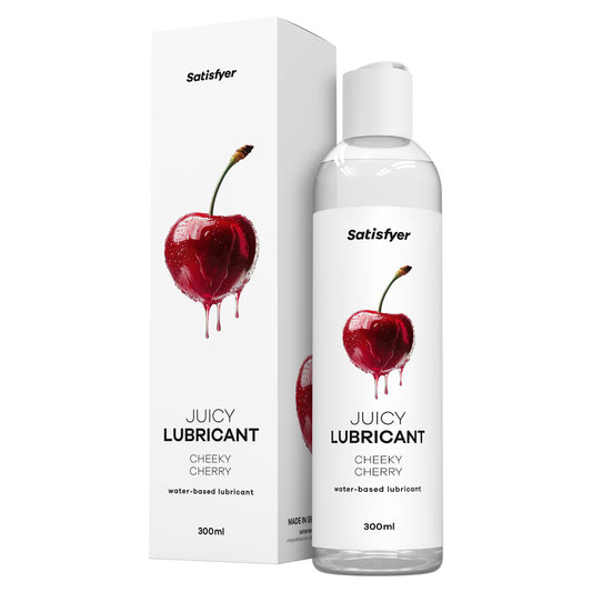 Satisfyer Juicy Water Based Lubricant Cheeky Cherry 300ml
