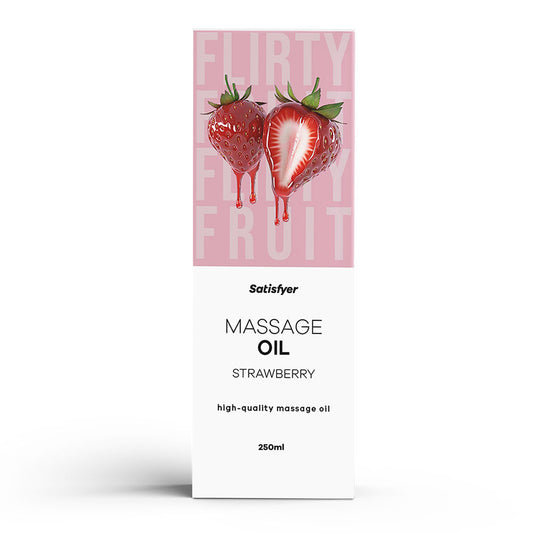 Satisfyer Massage Oil Strawberry 250ml