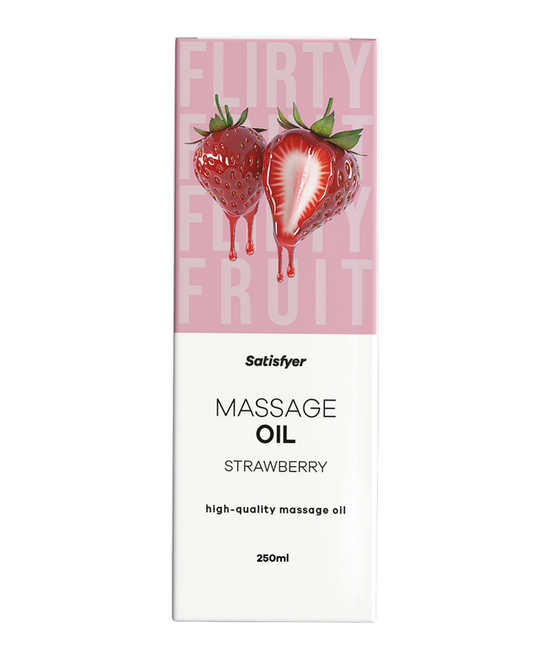 Satisfyer Massage Oil Strawberry 250ml