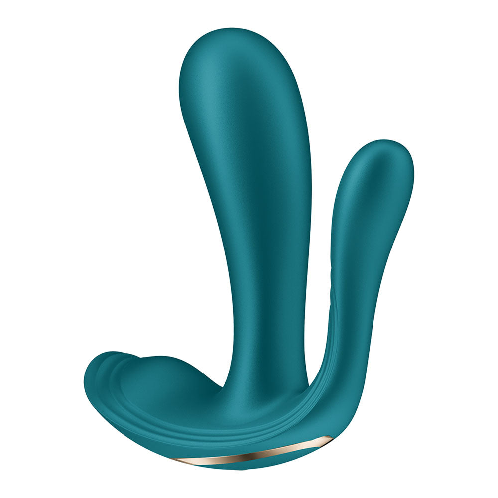 Satisfyer Top Secret + - Battery Series - Wearable G-Spot & Anal Vibrator - Green
