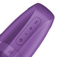 Satisfyer Men Heat Vibration Battery Series - Heating and Vibrating Masturbator - Purple