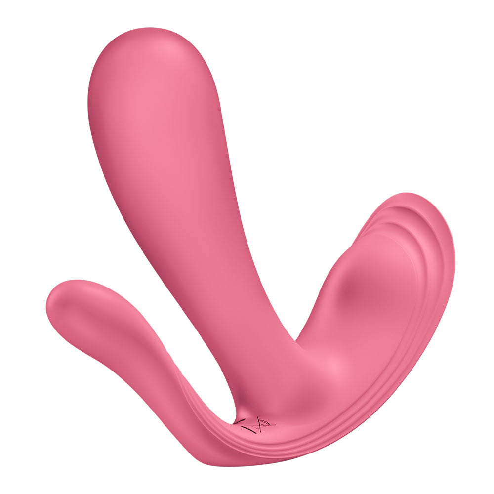 Satisfyer Top Secret + Wearable G-Spot & Anal Vibrator (App) - Raspberry