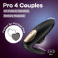 Satisfyer Pro 4 Couples - Battery Series - U-Shaped Couples Vibe with Air Pulsation - Black