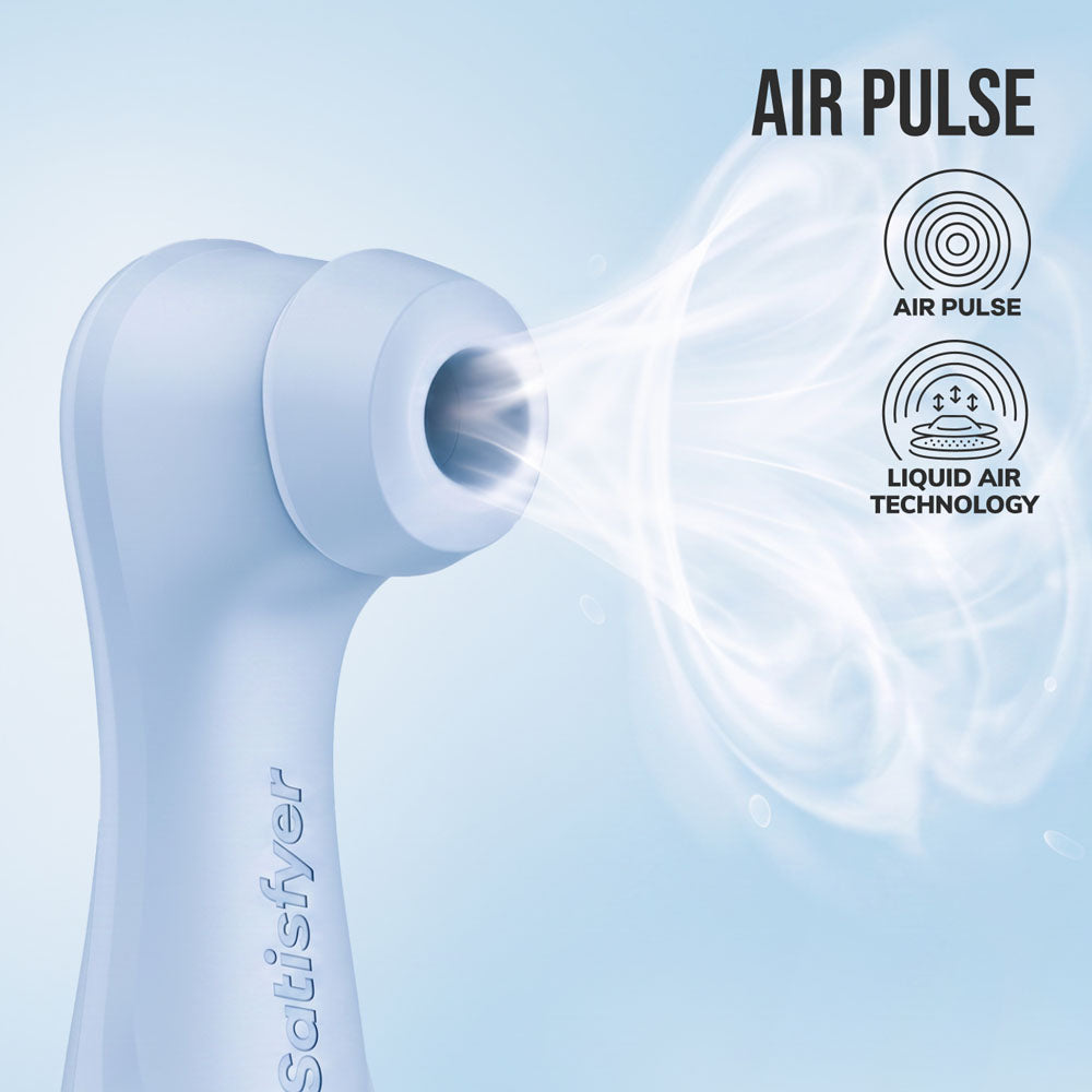 Satisfyer Pro 2 Generation 4 Clitoral Stimulator - Serene Blue (App)