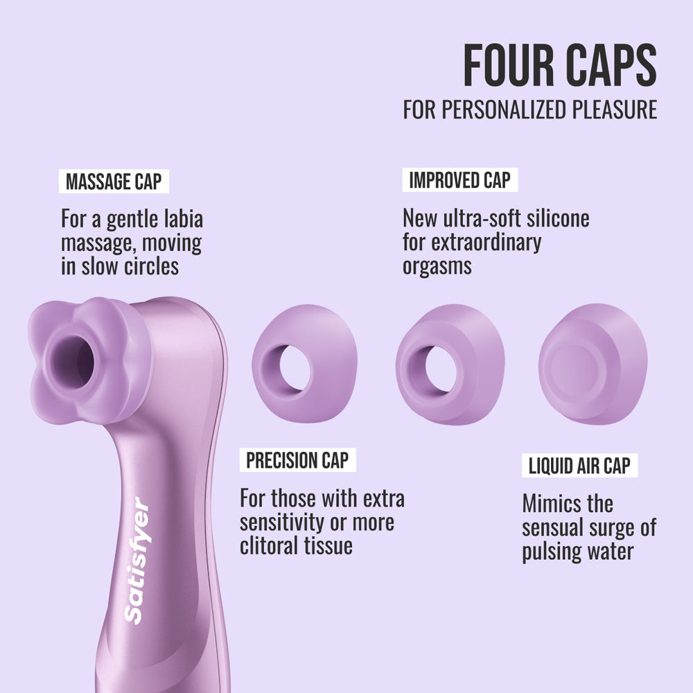Satisfyer Pro 2 Generation 4 Clitoral Stimulator - Amethyst (App)