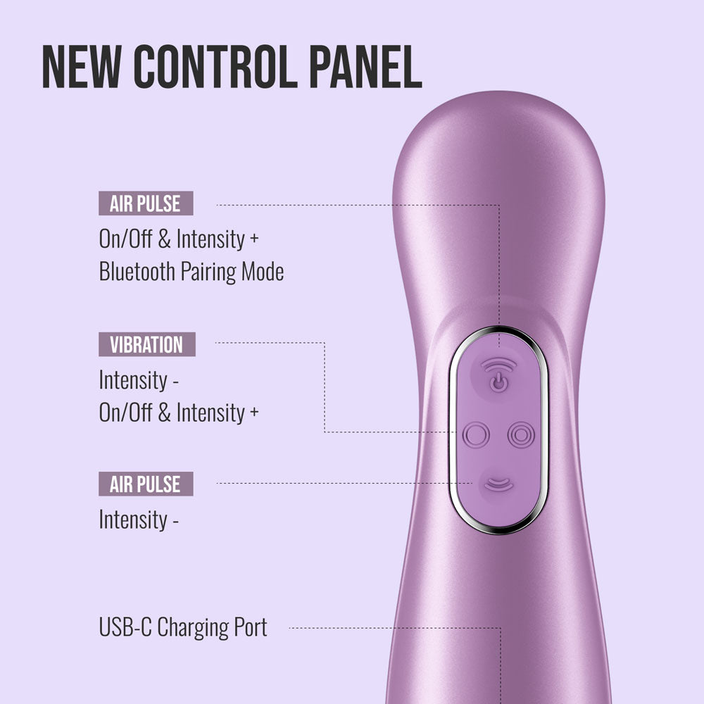 Satisfyer Pro 2 Generation 4 Clitoral Stimulator - Amethyst (App)