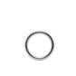 Love In Leather Stainless Steel Cock Ring - 4 Sizes