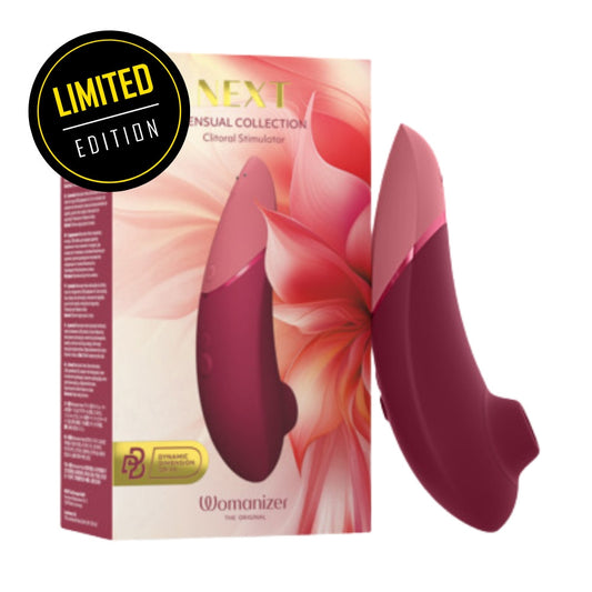 Womanizer Next - Pleasure Air Clitoral Stimulator Bordeaux - LIMITED EDITION