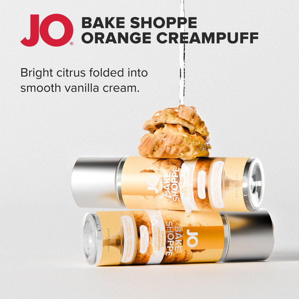 JO Bake Shoppe - Orange Creampuff Flavoured Water Based Lubricant 60ml