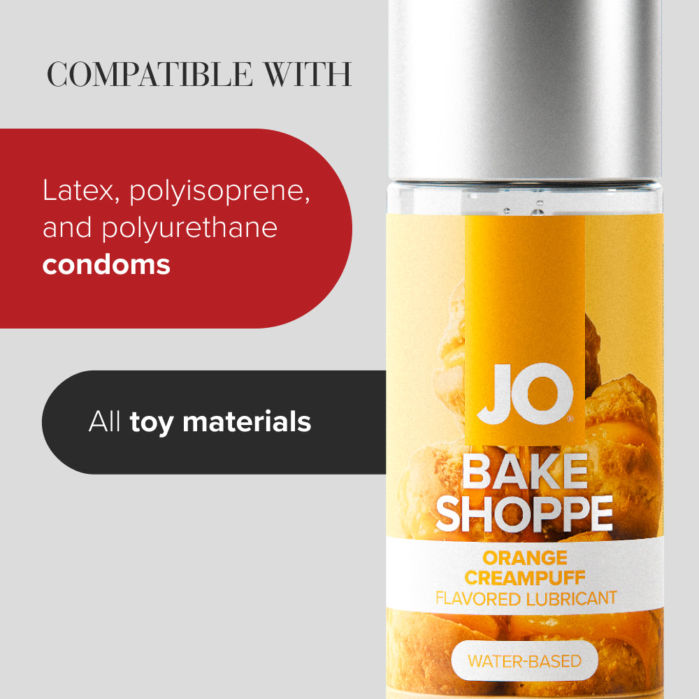 JO Bake Shoppe - Orange Creampuff Flavoured Water Based Lubricant 60ml
