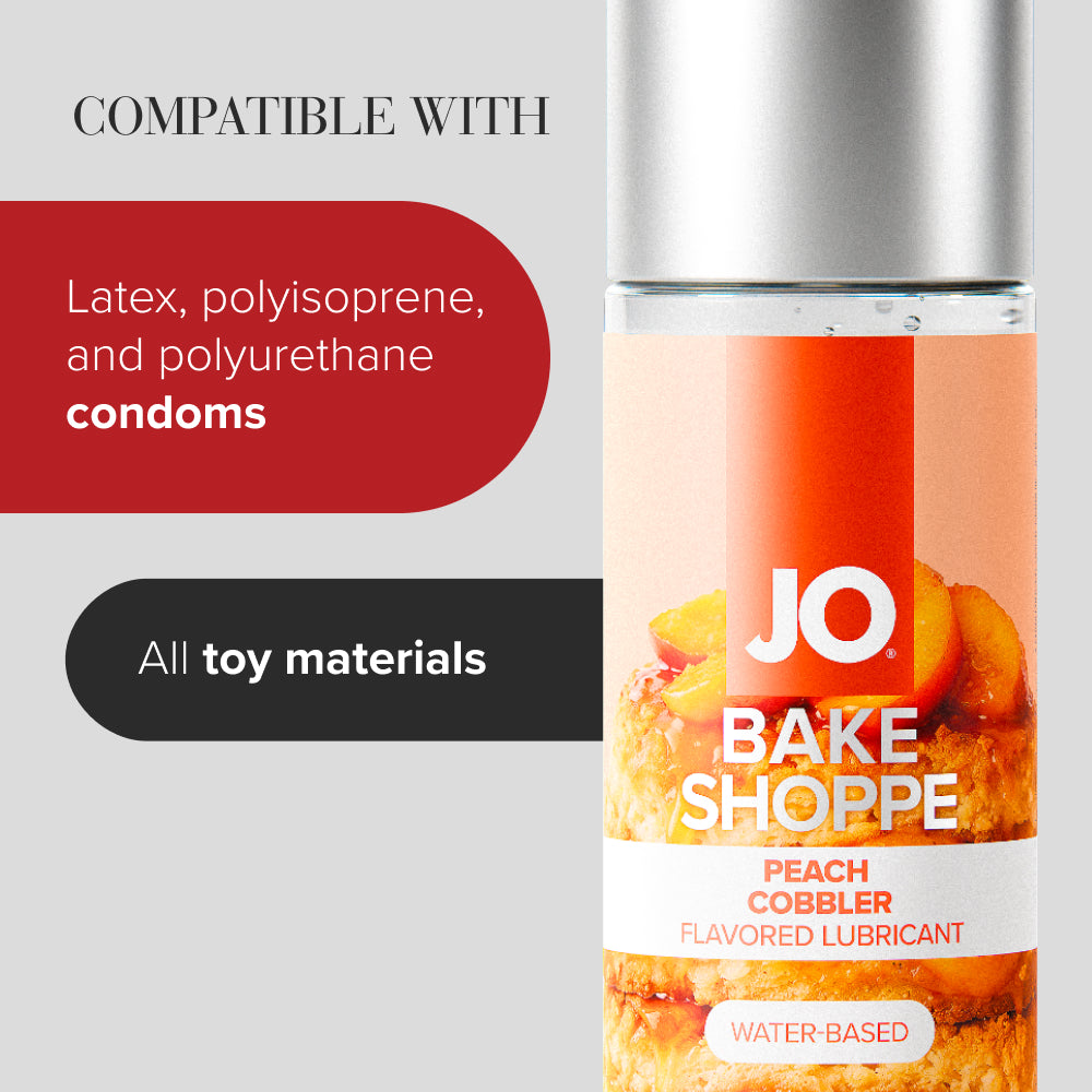 JO Bake Shoppe - Peach Cobbler Flavoured Water Based Lubricant 60ml