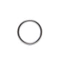 Love In Leather Stainless Steel Cock Ring - 3 Pack - MULTIPLE SIZES