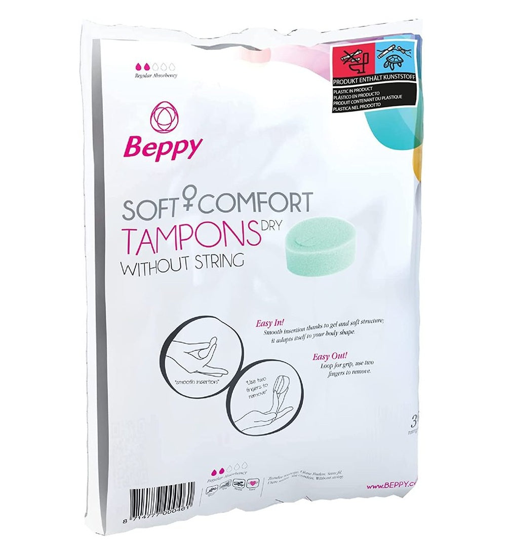 Beppy Soft+Comfort Dry Sponges Tampons 30 Pc