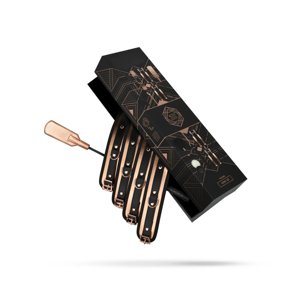 EDC | Rosy Gold - Nouveau Sylish Bondage Kit BDSM - 9 Piece Set Kit