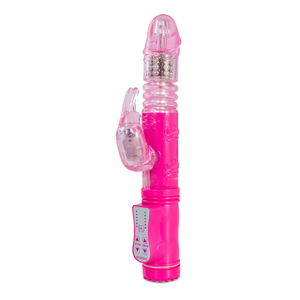 Adam & Eve Eve's First Thruster - Pink 24.75cm (9.75") Thrusting Rabbit Vibrator
