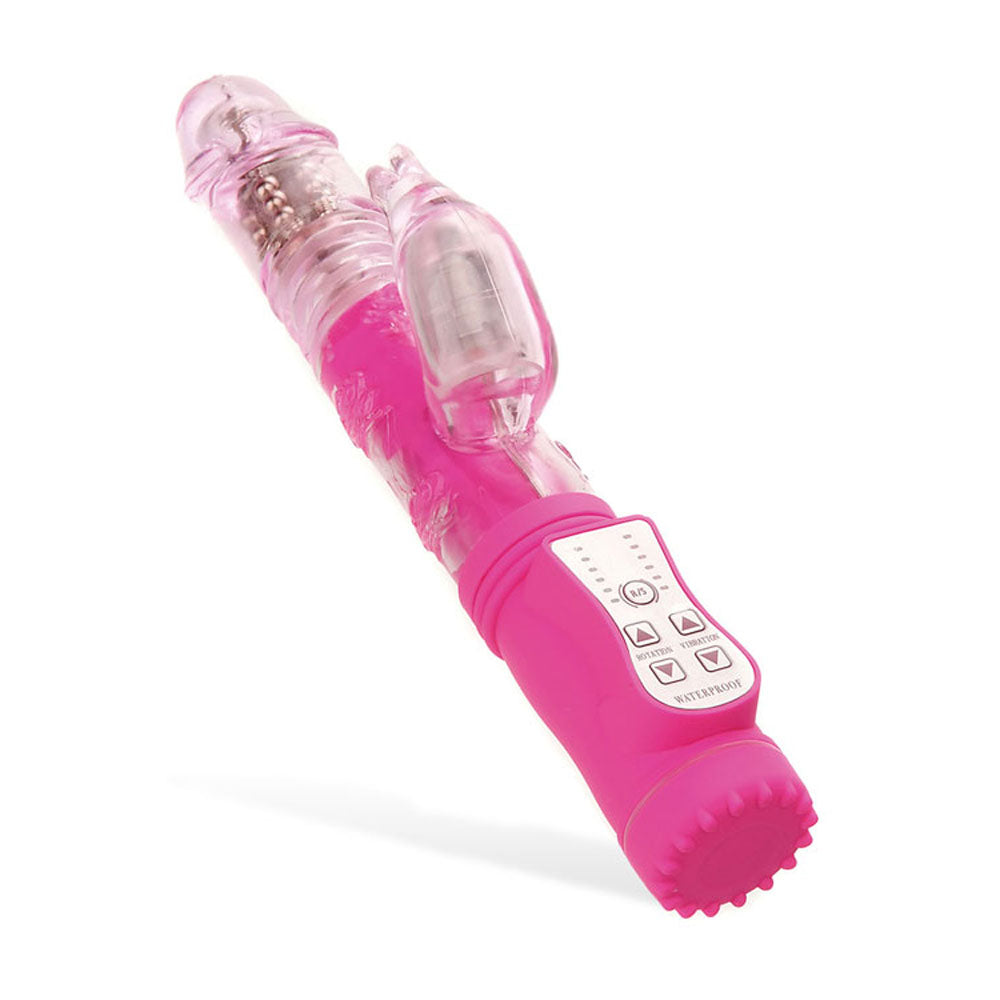 Adam & Eve Eve's First Thruster - Pink 24.75cm (9.75") Thrusting Rabbit Vibrator