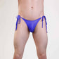 Love In Leather Mens Lycra Brief With Tie Sides One Size - MULTIPLE COLOURS