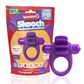ScreamingO 4B Low Pitch Bass Skooch Vibrating Cock Ring with Flexible Fins - Grape