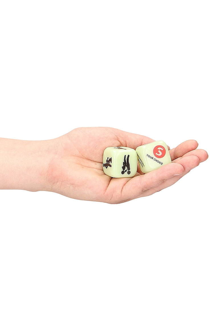 Shots Toys | Light Up Your Sexy Night Dice - Glow in the Dark