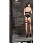 Le Desir Shade - Ananke XII - Three Piece with Choker, Bandeau Top and Pantie with Garters Black Size OS