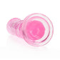 Shots Toys | REALROCK Crystal Clear 8" Straight Dildo No Balls - Pink