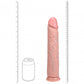 Shots Toys | REALROCK - Realistic Extra Long Dildo no Balls 13" / 33cm - Flesh