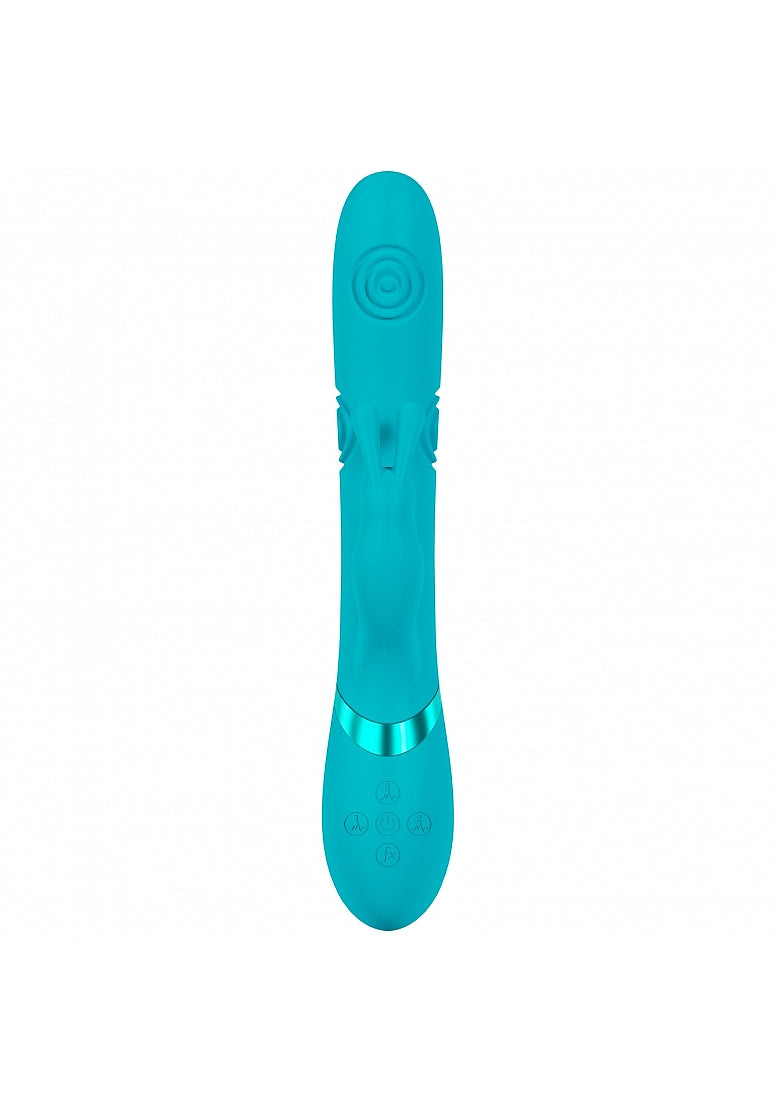 Shots Toys | VIVE Mimi Triple Motor G-Spot Tapping Rabbit Vibrator Blue