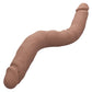 CalExotics Silicone Studs® Bend and Hold Dual Dong 16”/40.75 cm - Brown
