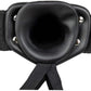 Shots Toys | REALROCK Vibrating Hollow Strap-On - 6" / 15.5cm Black