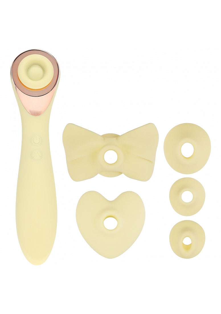 Shots Toys | LOVELINE Darling - AirTapTech Tapping Sucking Vibrator - Yellow