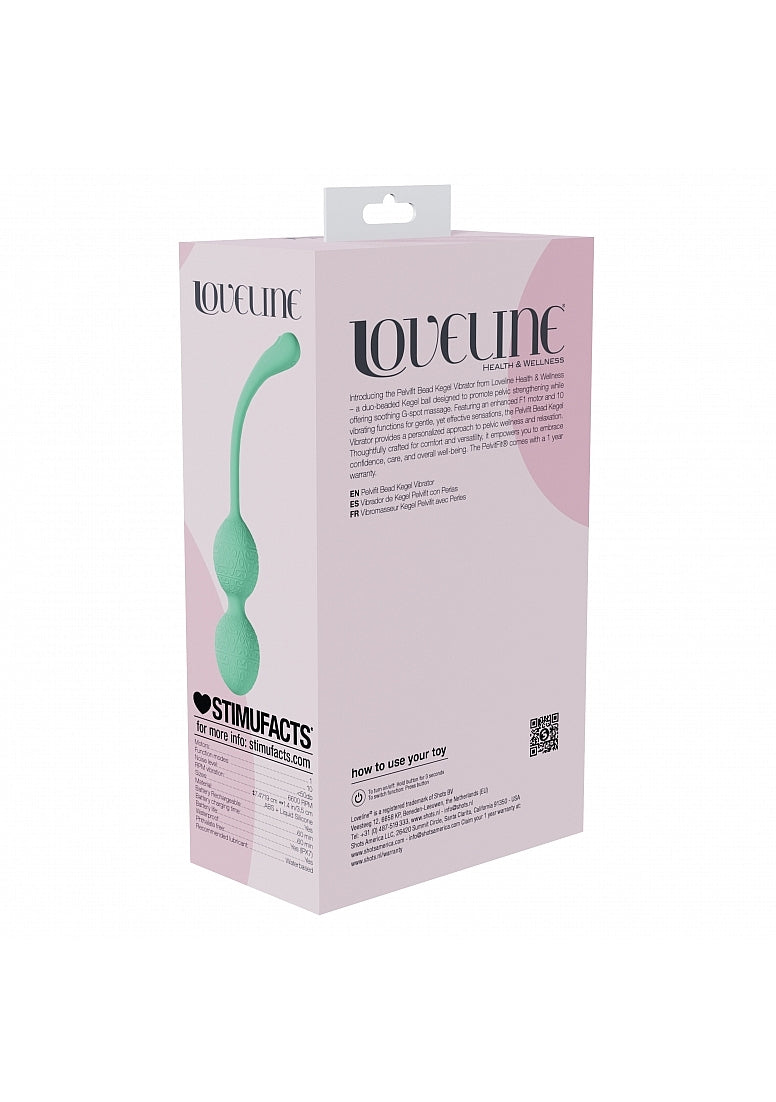 Shots Toys | LOVELINE PelviFit - Remote Control Beads Kegel Vibrator - Green
