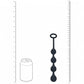 Shots Toys | LEVELZ - Waterdrop Silicone Anal Balls - S - 20mm - Black