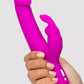 Love Honey Happy Rabbit Slimline Realistic Rechargeable Rabbit Vibrator Purple