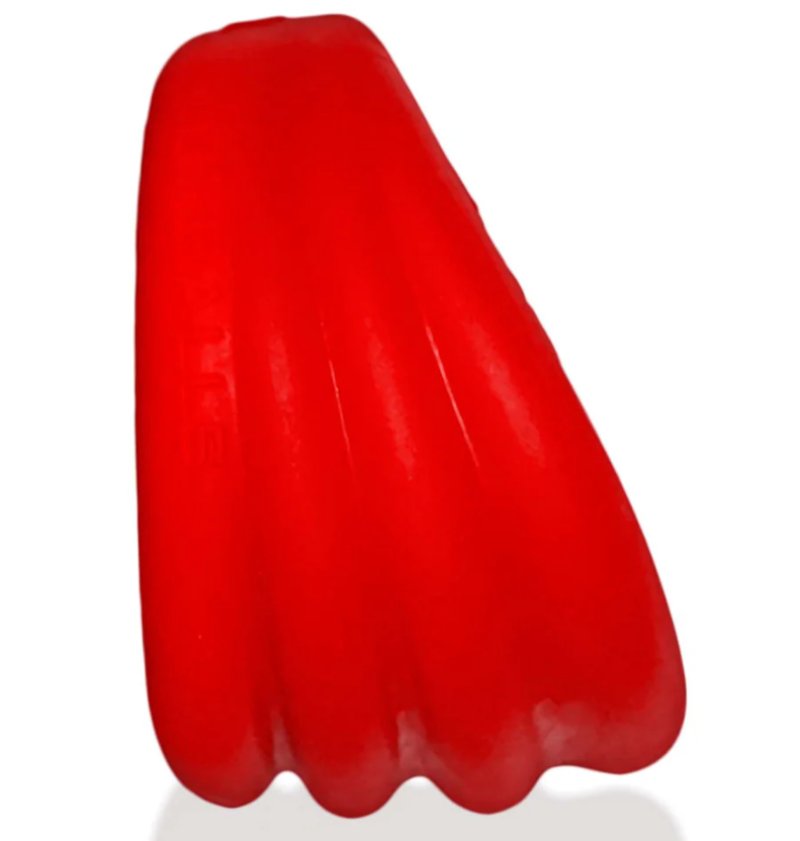 Hunkyjunk Expander Slimmer Scoop Style Cockring Red Velvet