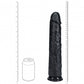 Shots Toys | REALROCK - Realistic Extra Long Dildo no Balls 14" / 35.5cm - Black