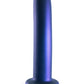 Shots Toys | OUCH! Smooth G-Spot Dildo - 7" / 17 cm - Metallic Blue