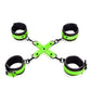 Shots Toys | OUCH! Hand & Ankle Cuffs with Hogtie - Glow in the Dark