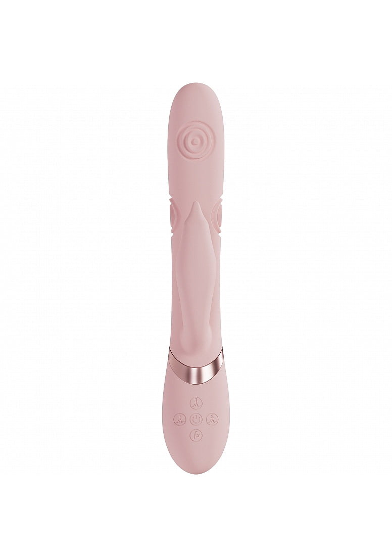Shots Toys | VIVE Pallina Triple Motor G-Spot Vibrating Tapping Beads Clit Stimulator Pink