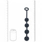 Shots Toys | LEVELZ - Round Silicone Anal Balls - M - 30mm - Black