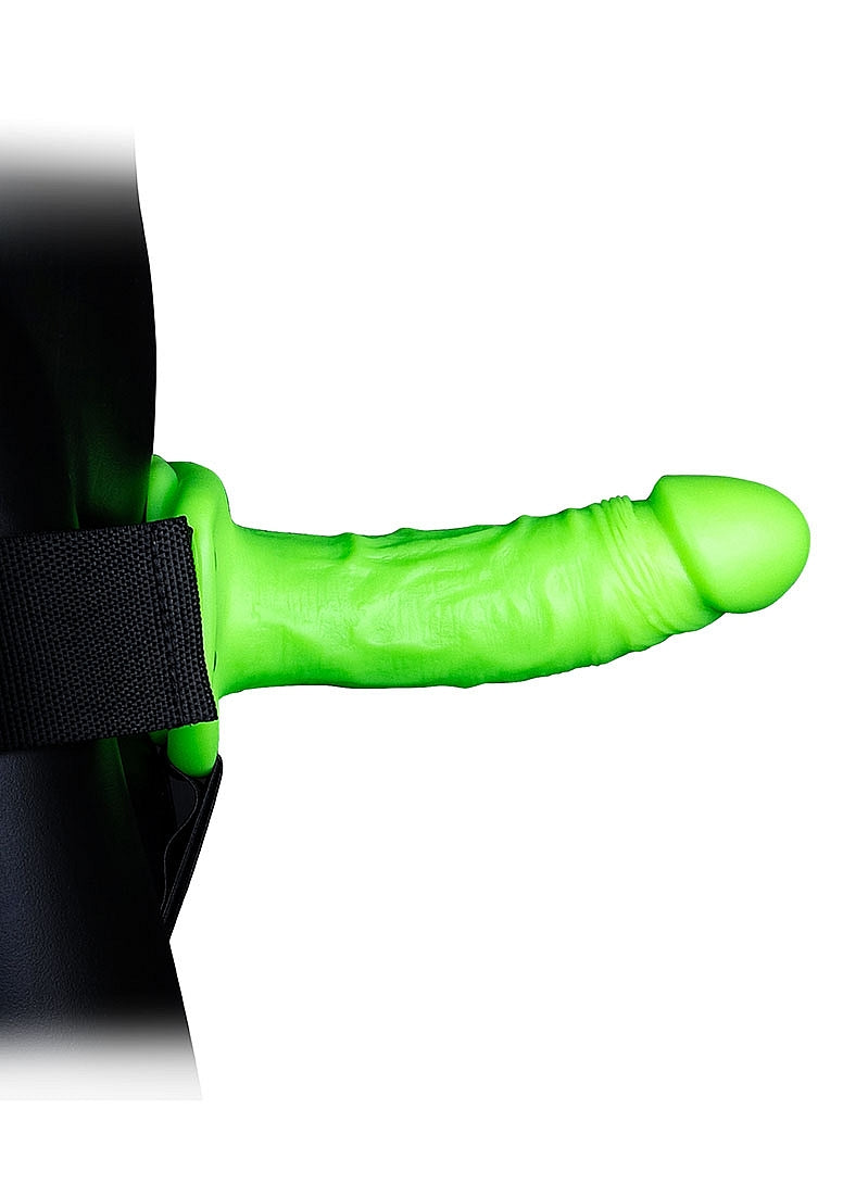 Shots Toys | OUCH! Realistic 7'' Strap-on Harness - Glow in the Dark