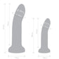 Electric EEL | Together Duo 2pc 5.5” & 7.75” Silicone Dildo & Harness Set