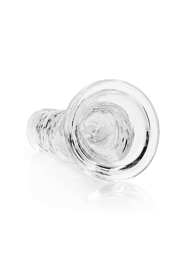 Shots Toys | REALROCK Crystal Clear 11" Straight Dildo No Balls - Translucent