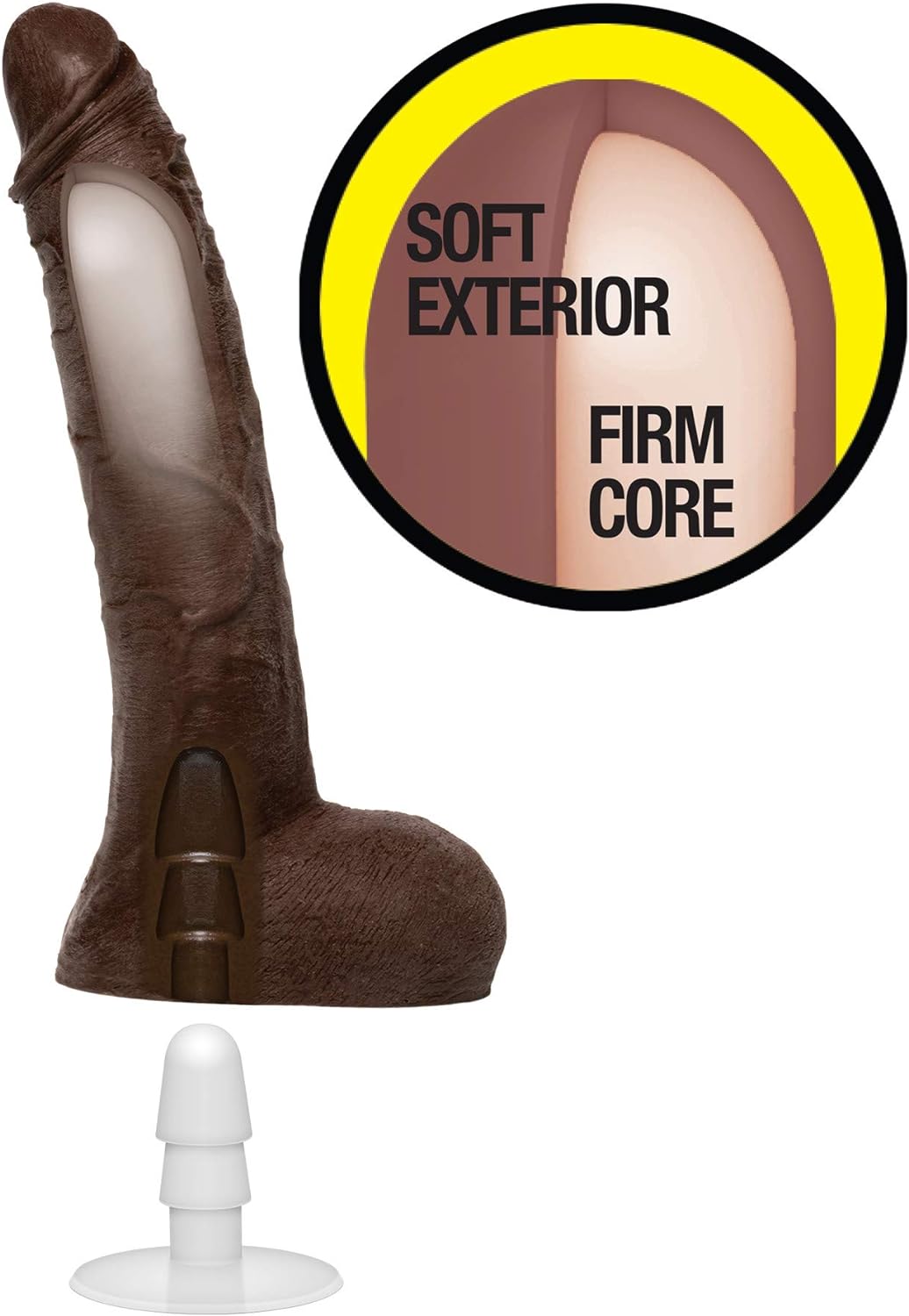 Doc Johnson Signature Cocks - Jason Luv 10" ULTRASKYN Cock Vac-U-Lock Suction Cup Dildo