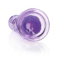 Shots Toys | REALROCK Crystal Clear 10" Straight Dildo No Balls - Purple