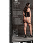Le Desir Shade - Metis XVI - Body with Garters and Crossed Neckline Black Size OSX