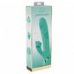 Shots Toys | VIVE Fiore Triple Motor G-Spot Air Wave Vibrating Tapping Flared Clit Stimulator Green