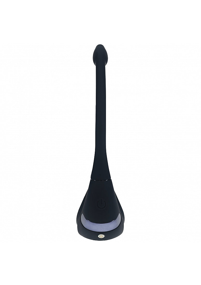 Shots Toys | LEVELZ - Remote Control Vibrating Silicone Tri O Cock Ring with Prostate Stimulator - Black