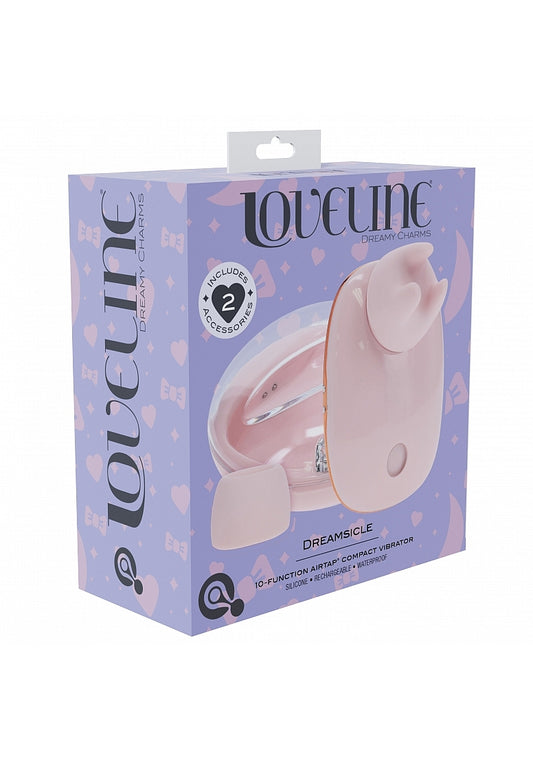 Shots Toys | LOVELINE Dreamsicle - AirTapTech 2in1 Tapping and Sucking Vibrator - Pink